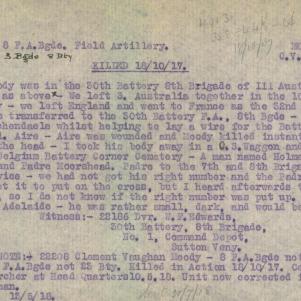 Soldier packet page