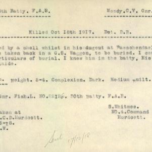 Soldier packet page