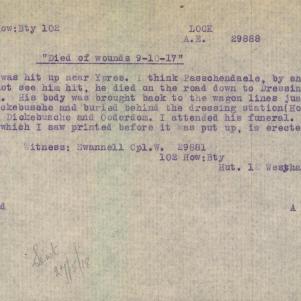 Soldier packet page