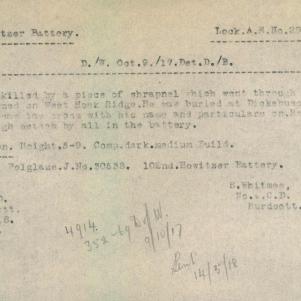 Soldier packet page