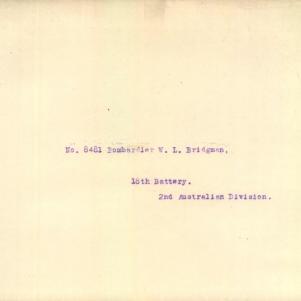 Soldier packet page
