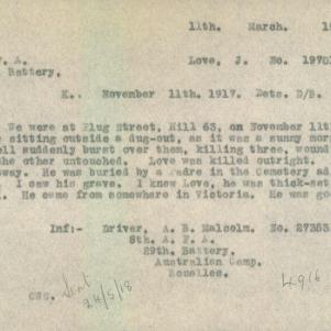 Soldier packet page