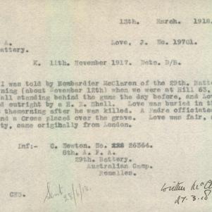 Soldier packet page