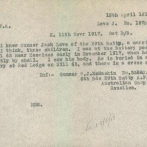 Soldier packet page