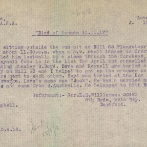 Soldier packet page