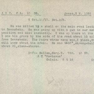 Soldier packet page