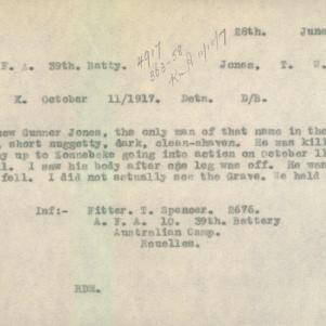 Soldier packet page
