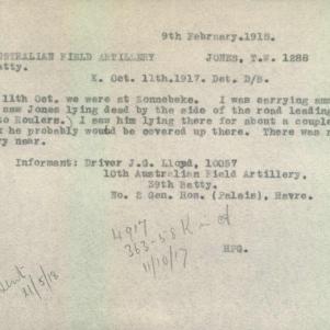 Soldier packet page