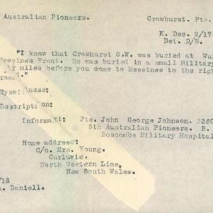 Soldier packet page
