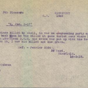 Soldier packet page