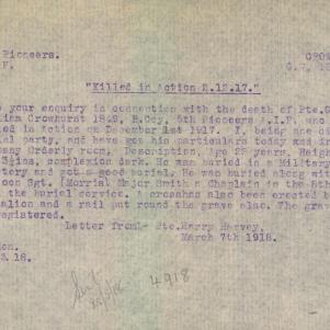 Soldier packet page