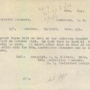 Soldier packet page