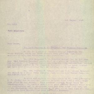 Soldier packet page