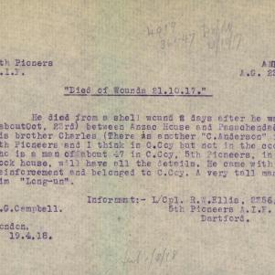 Soldier packet page