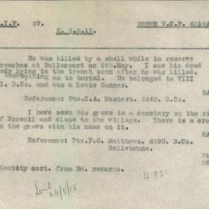 Soldier packet page