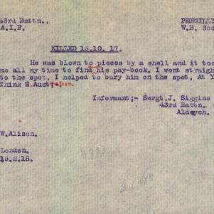 Soldier packet page