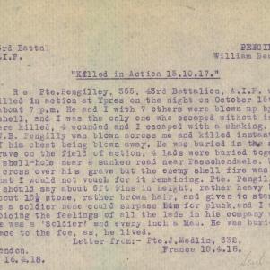 Soldier packet page