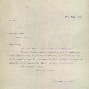 Soldier packet page