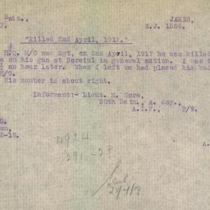 Soldier packet page