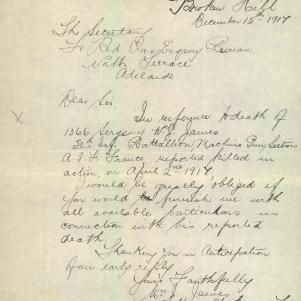 Soldier packet page