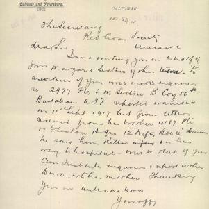 Soldier packet page
