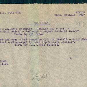 Soldier packet page