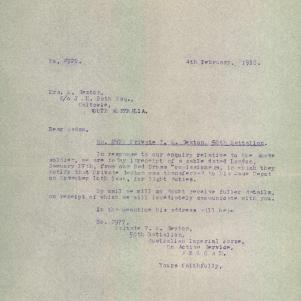 Soldier packet page