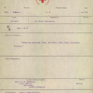 Soldier packet page