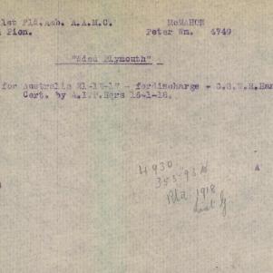 Soldier packet page