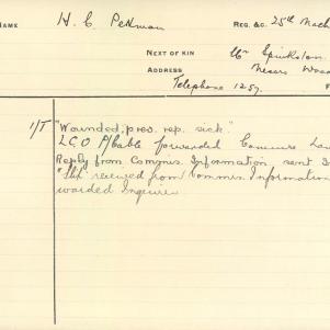 Soldier packet page