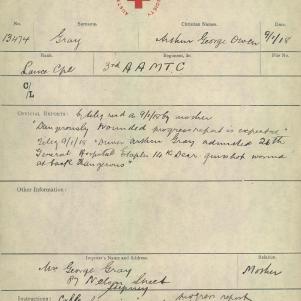 Soldier packet page