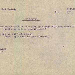 Soldier packet page