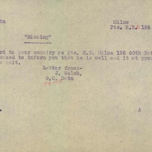Soldier packet page