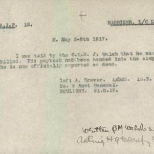 Soldier packet page