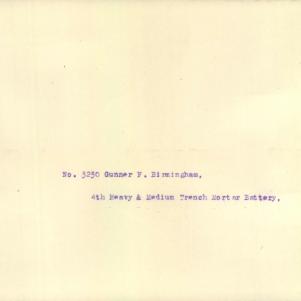Soldier packet page