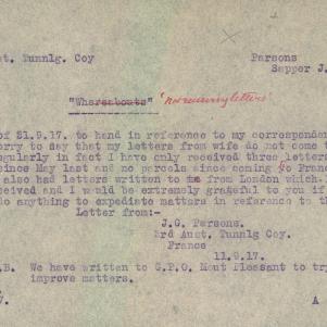 Soldier packet page