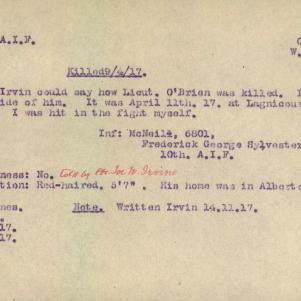 Soldier packet page