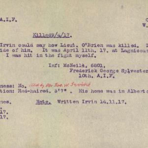 Soldier packet page