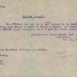 Soldier packet page