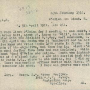 Soldier packet page