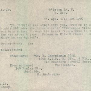 Soldier packet page