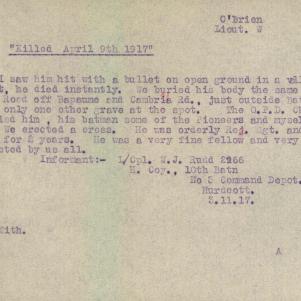 Soldier packet page