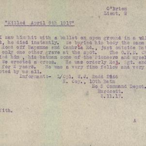 Soldier packet page