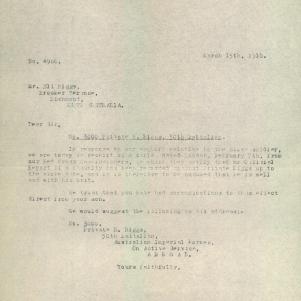 Soldier packet page