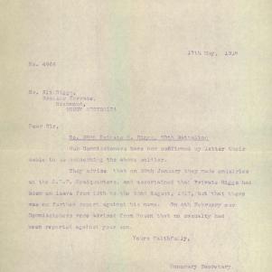 Soldier packet page