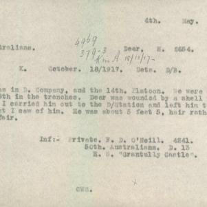 Soldier packet page