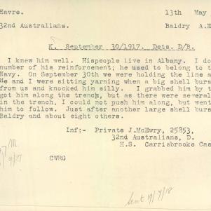 Soldier packet page