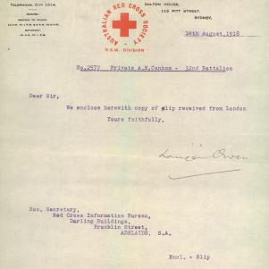 Soldier packet page