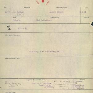Soldier packet page
