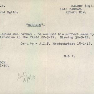 Soldier packet page